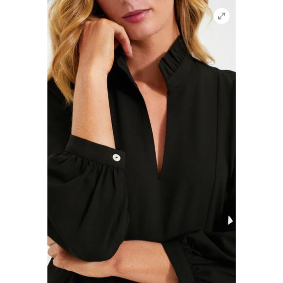 Tuckernuck Plus Preppy Crepe Palmerston Dress in Navy Size XXXL - Picture 5 of 12